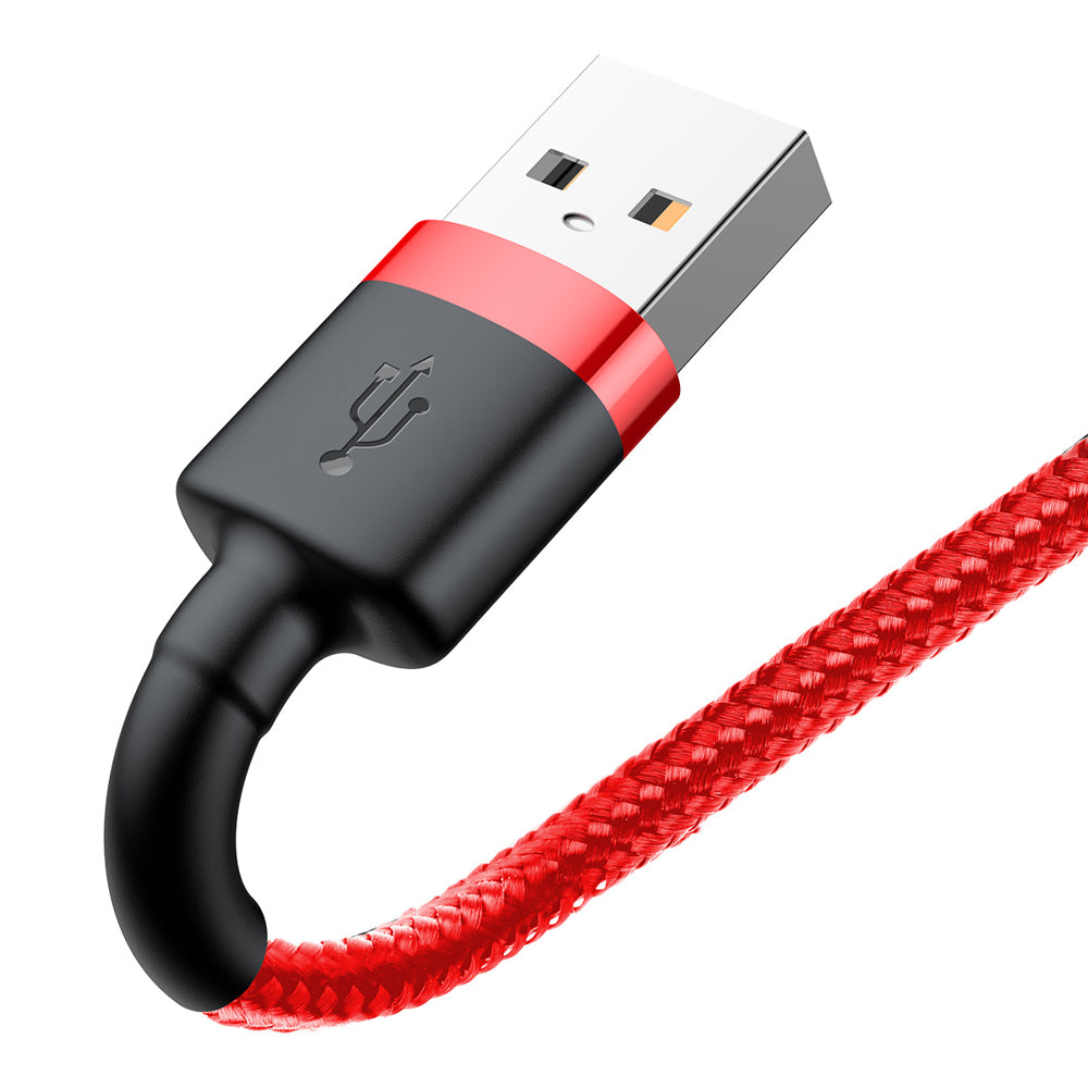 Baseus - Data Cable Cafule (CALKLF-C09) - USB to Lightning, 1.5A, 2m - Red
