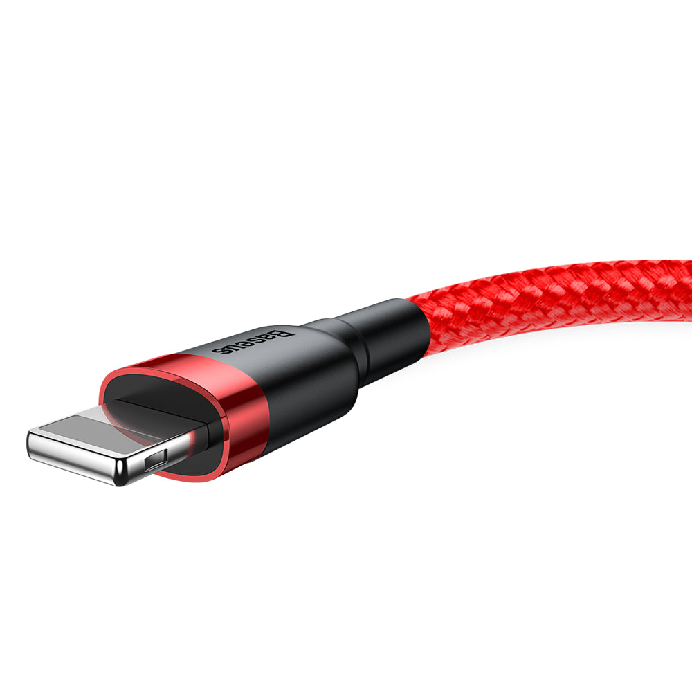 Baseus - Data Cable Cafule (CALKLF-C09) - USB to Lightning, 1.5A, 2m - Red