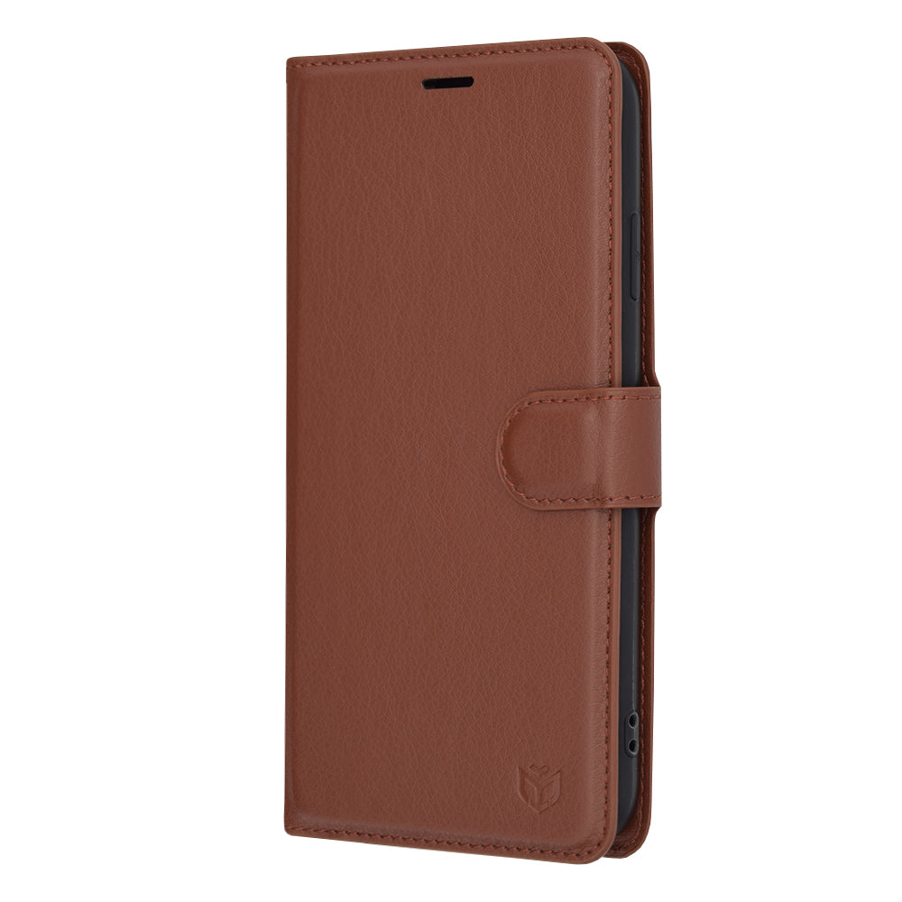 Techsuit - Leather Folio - iPhone XS Max - Brown