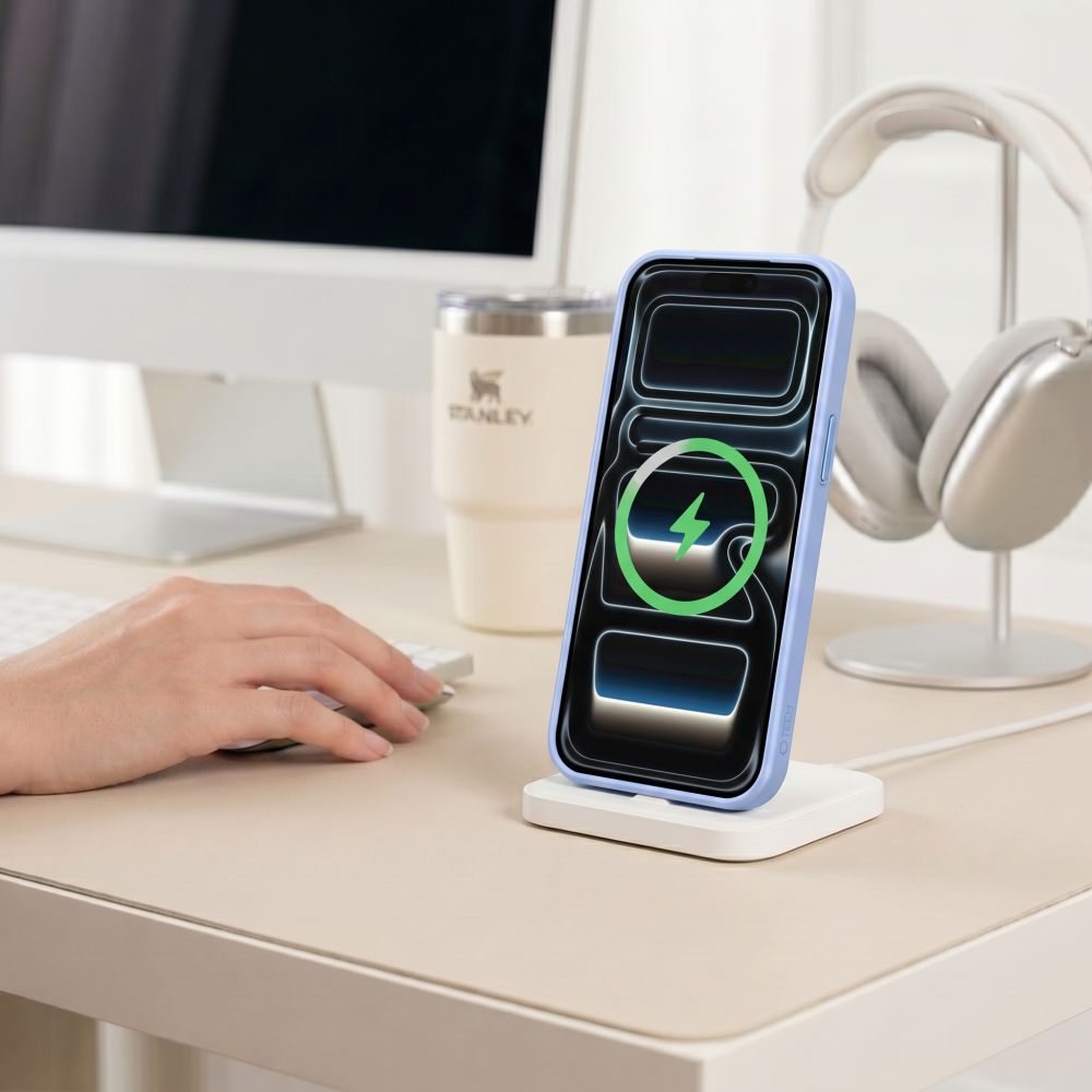 Θήκη Tech-Protect MAGMAT MagSafe CC iPhone 17 PRO / 18 PRO Light Blue/Διάφανο - iPhone 17 Pro