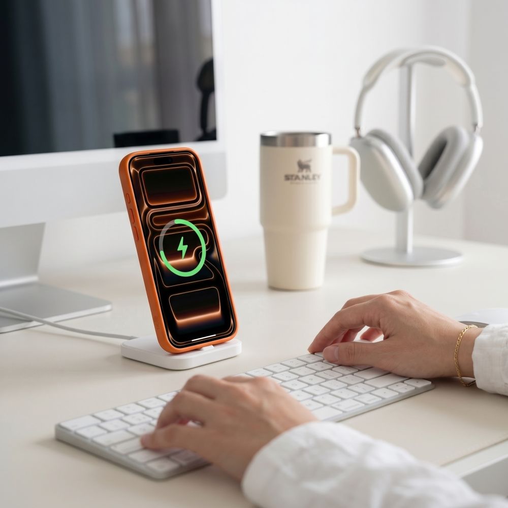 Θήκη Tech-Protect MAGMAT MagSafe CC iPhone 17 PRO / 18 PRO Cosmic Orange/Διάφανο - iPhone 17 Pro