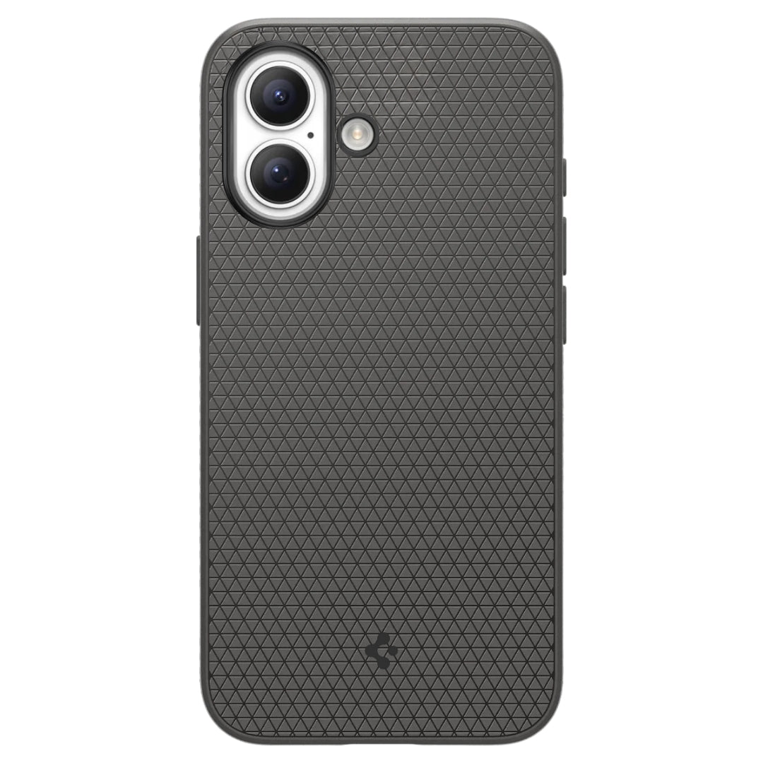 Spigen Liquid Air Back Cover Σιλικόνης Matte Black iPhone 17 για Γκρί – PhoneBazaar