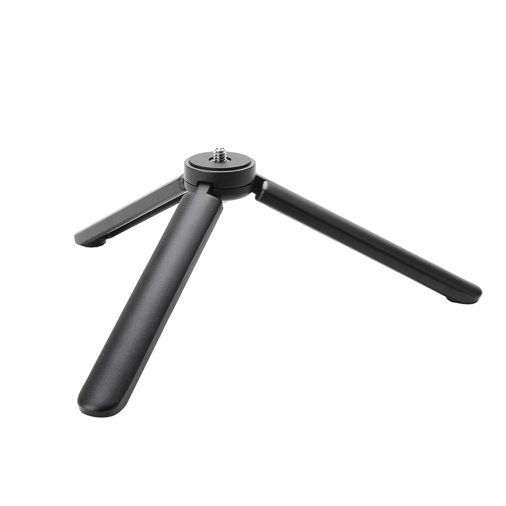 Techsuit - Mini Tripod (TPD3) - Adjustable, with 1/4 Inch Screw Key for ILDC, DSLR Camera - Black