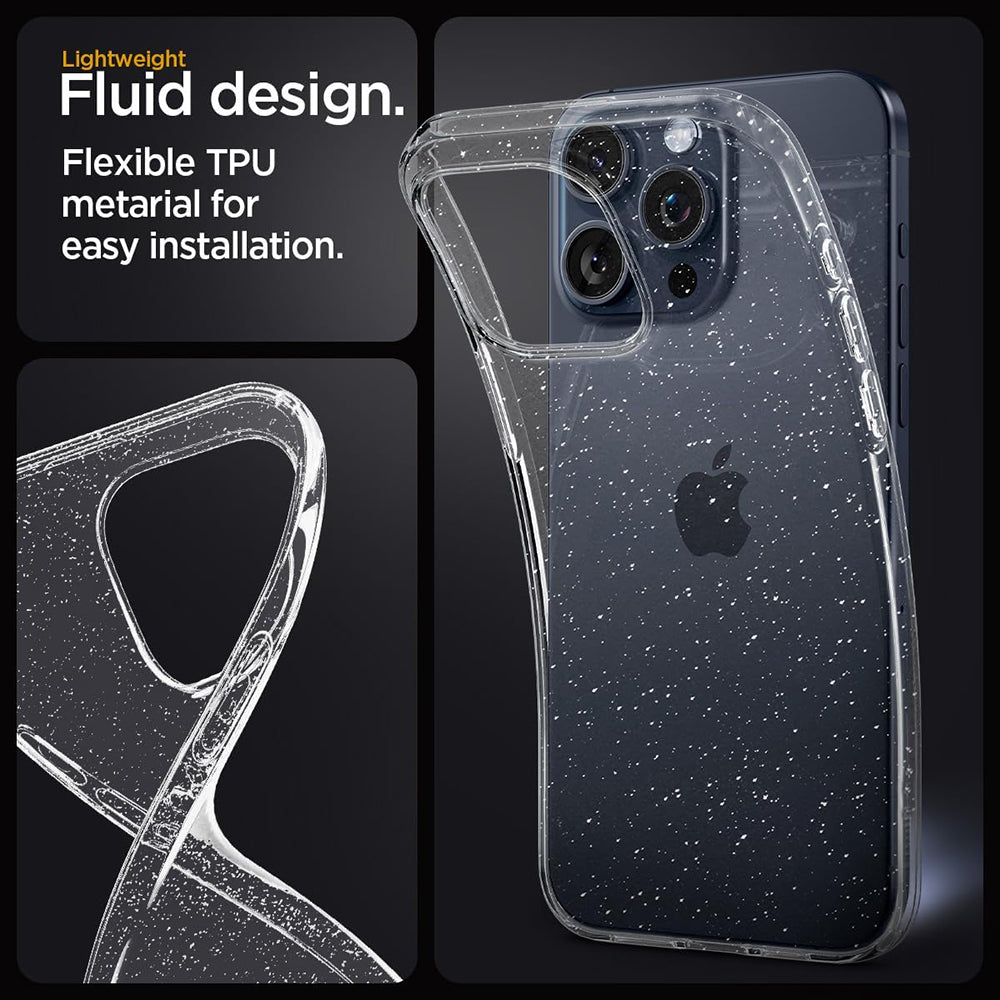 Techsuit - SparkleSkin Series - iPhone 16 Plus - Clear