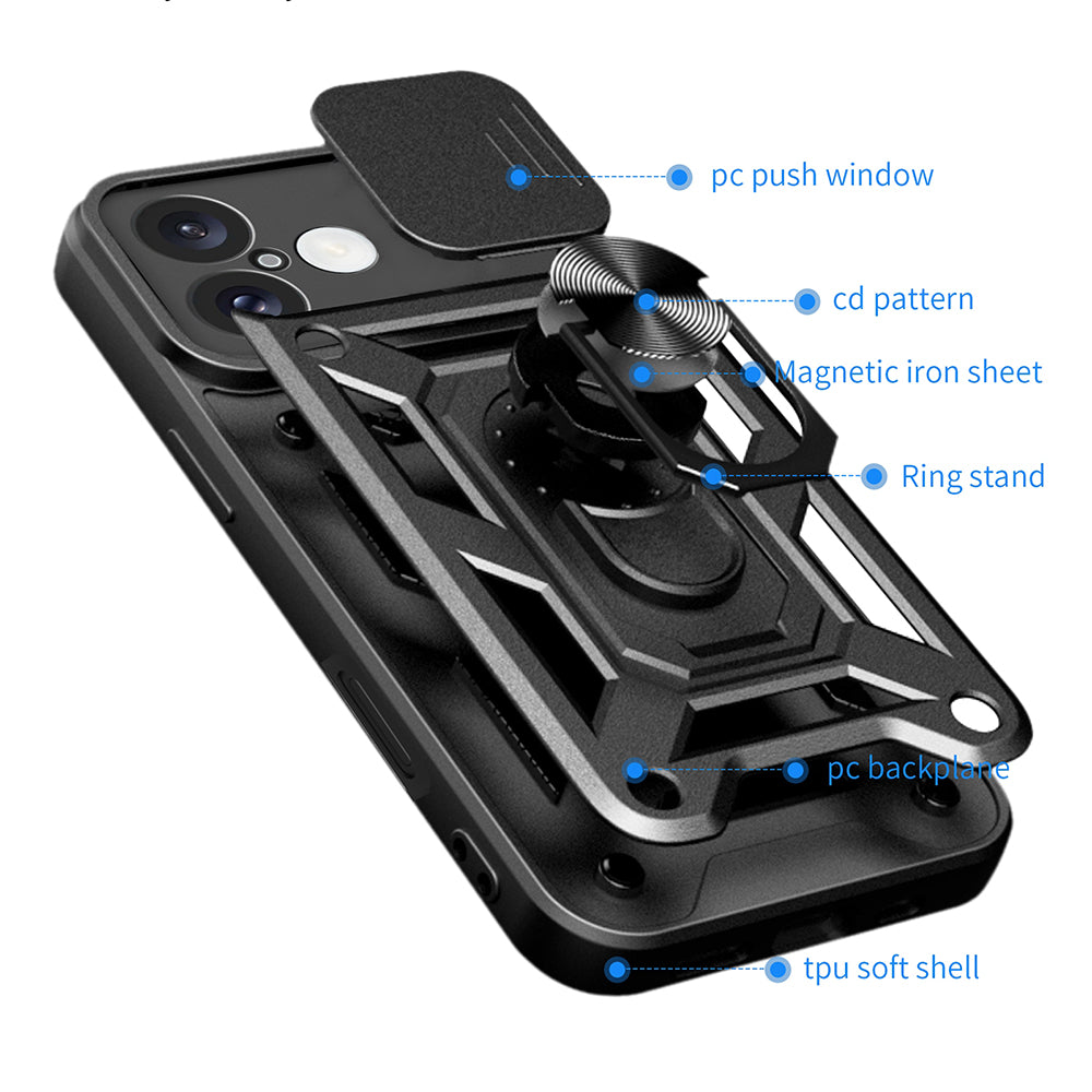 Techsuit - CamShield Series - iPhone 16 Plus - Blue