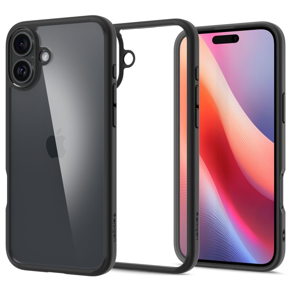 Spigen Ultra Hybrid Iphone 16 Case - Matte Black