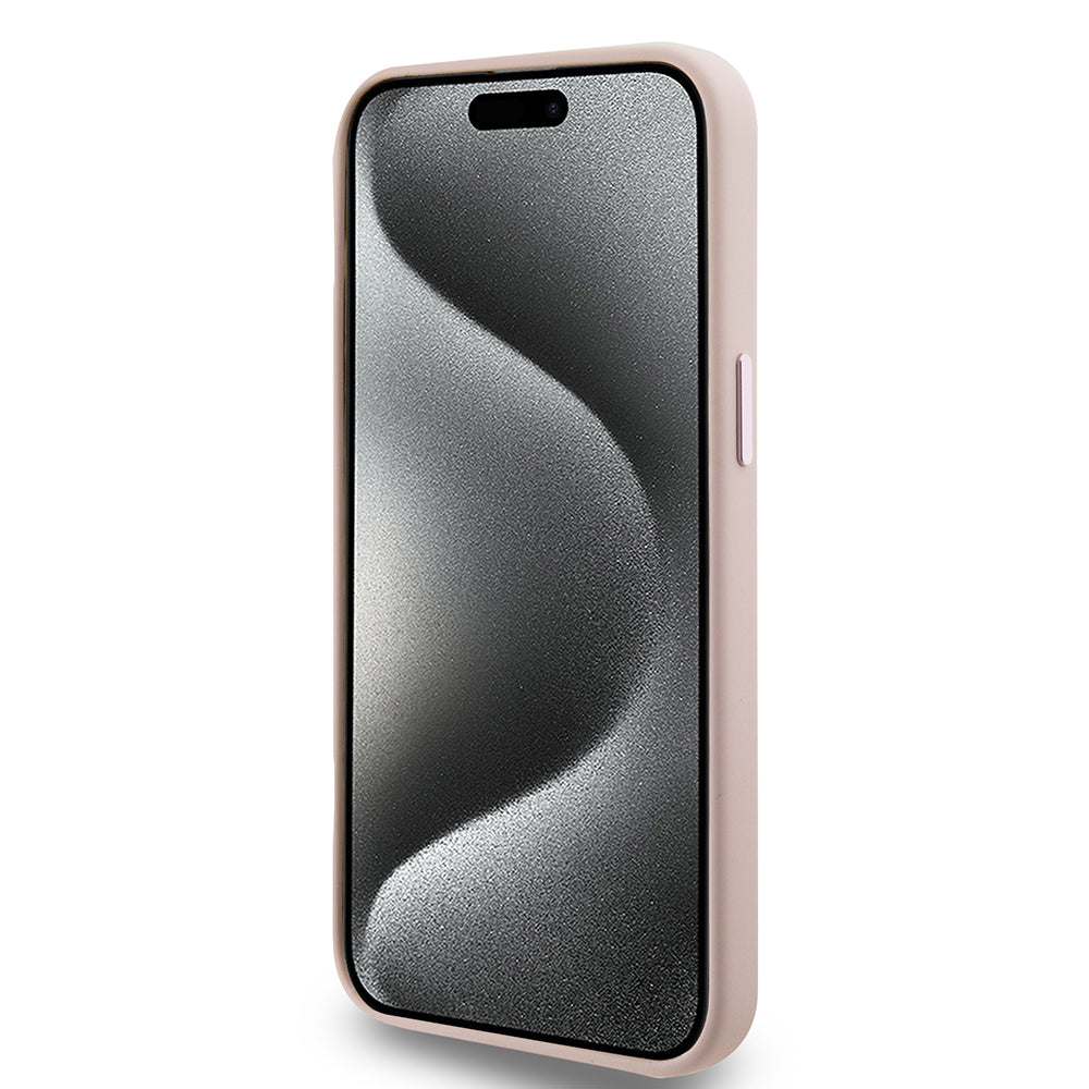 Karl Lagerfeld Choupette Metal Pin Hard Case Θήκη προστασίας από σιλικόνη – iPhone 15 Pro Max (Pink – KLHCP15XSMHCNPP)