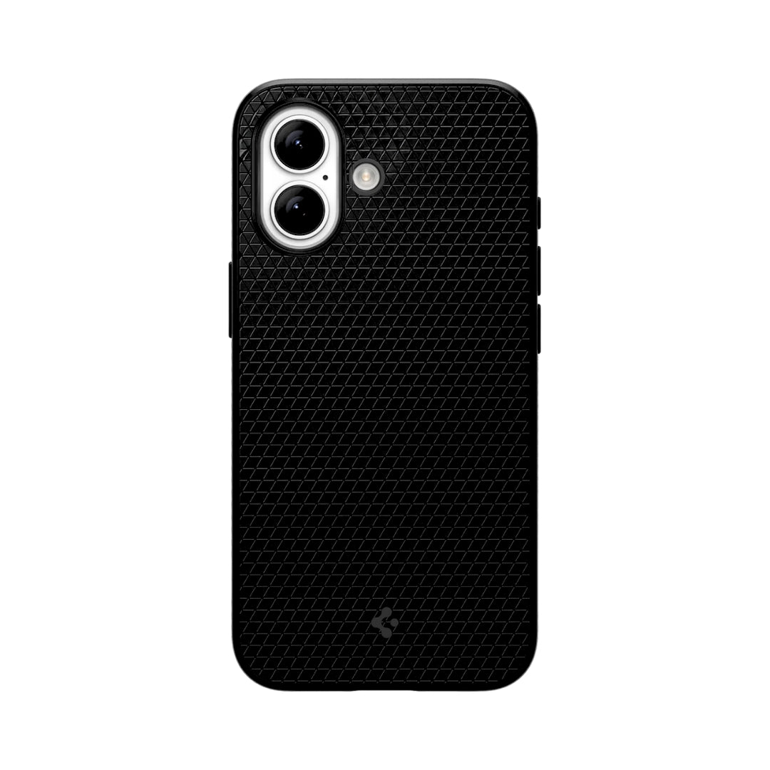 Spigen Liquid Air Back Cover Σιλικόνης Matte Black iPhone 17 – PhoneBazaar