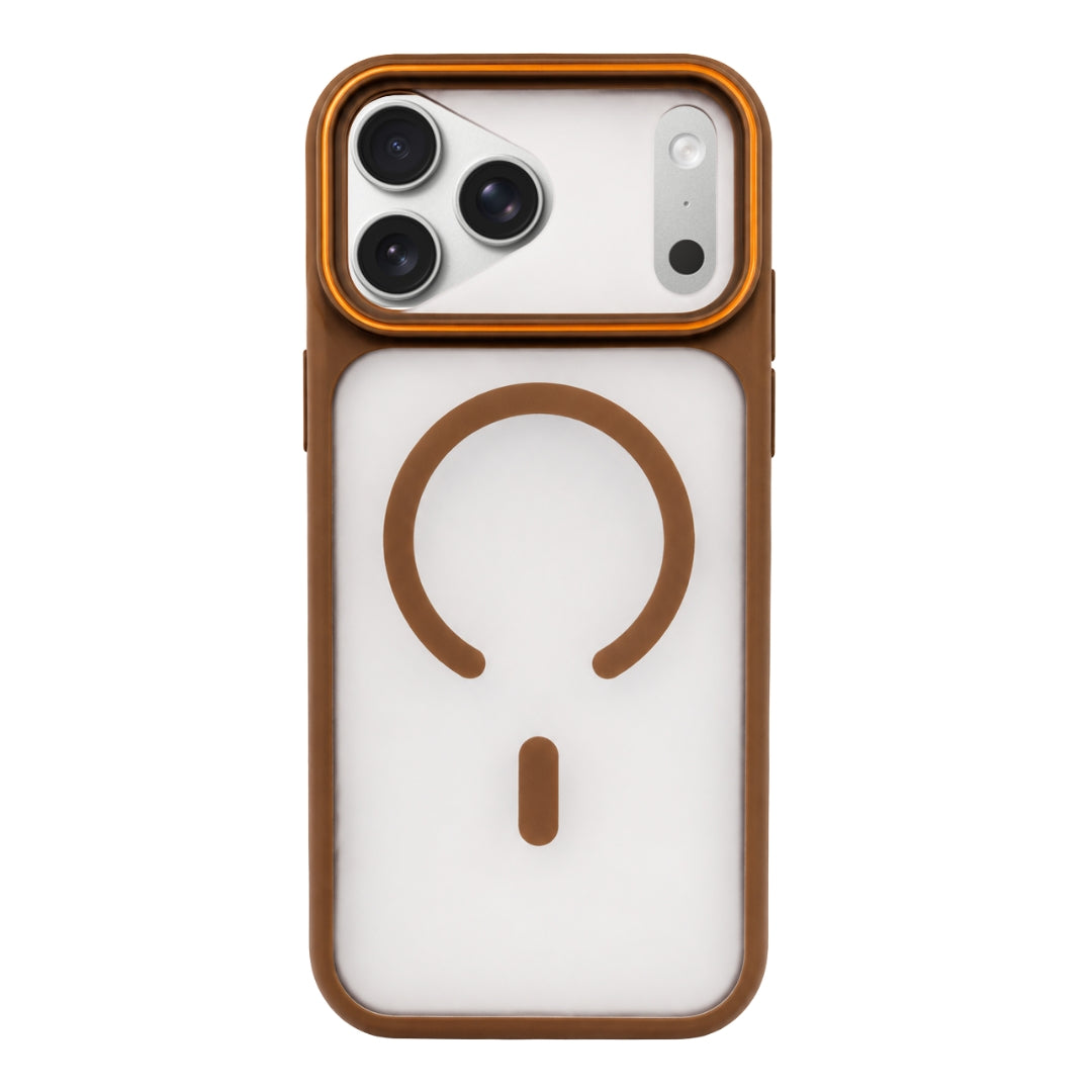 Θήκη Matte Διάφανη MagSafe - Καφέ - iPhone 17 Pro