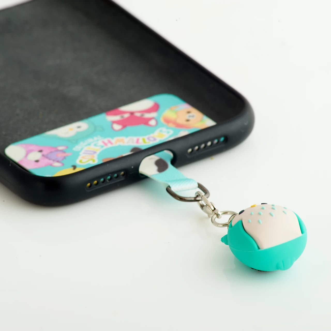 Lazerbuilt Squishmallows Winston the Owl Mobile Charm – Universal Μπρελόκ Κινητού με Pad Σύνδεσης