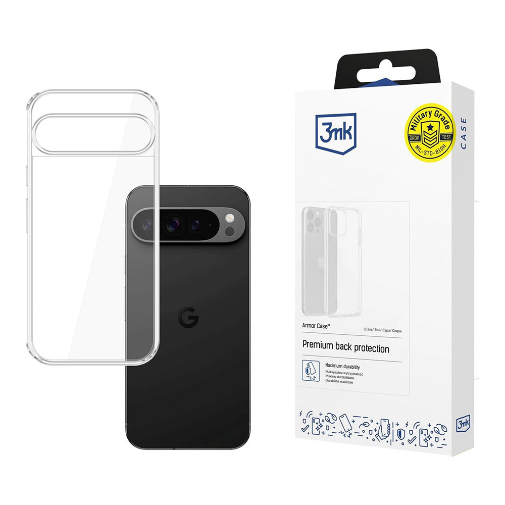3mk - Armor Case - Google Pixel 10 Pro XL - Transparent