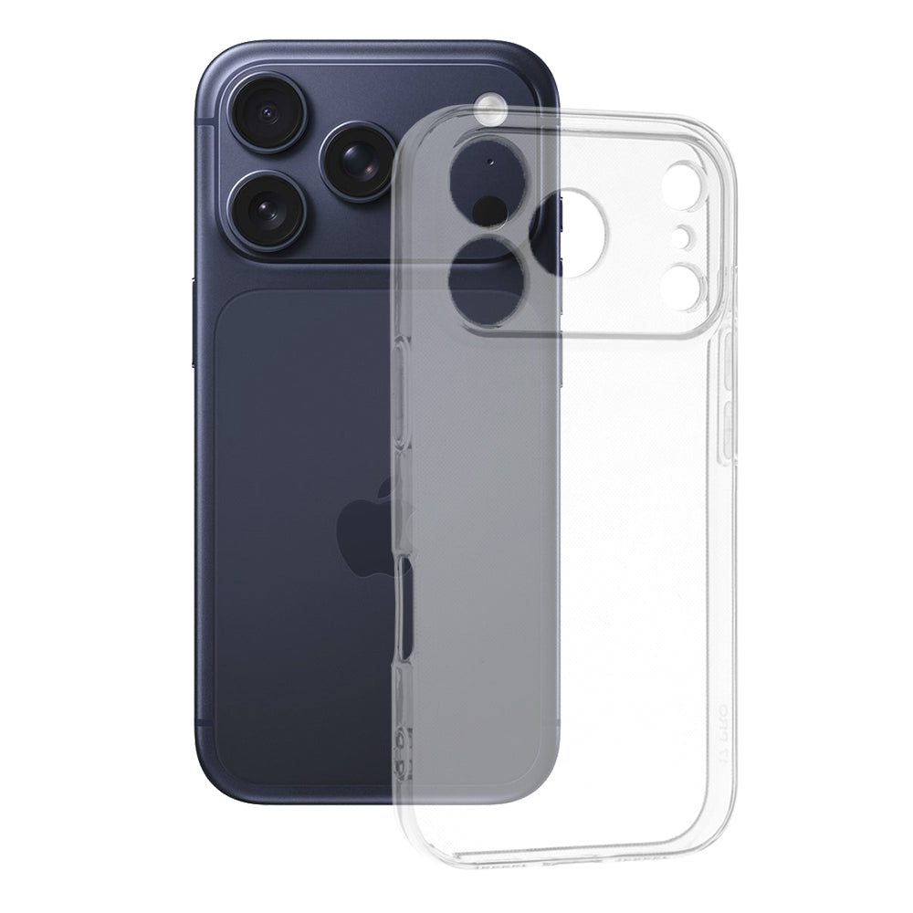 Techsuit - Clear Silicone - iPhone 17 Pro - Transparent