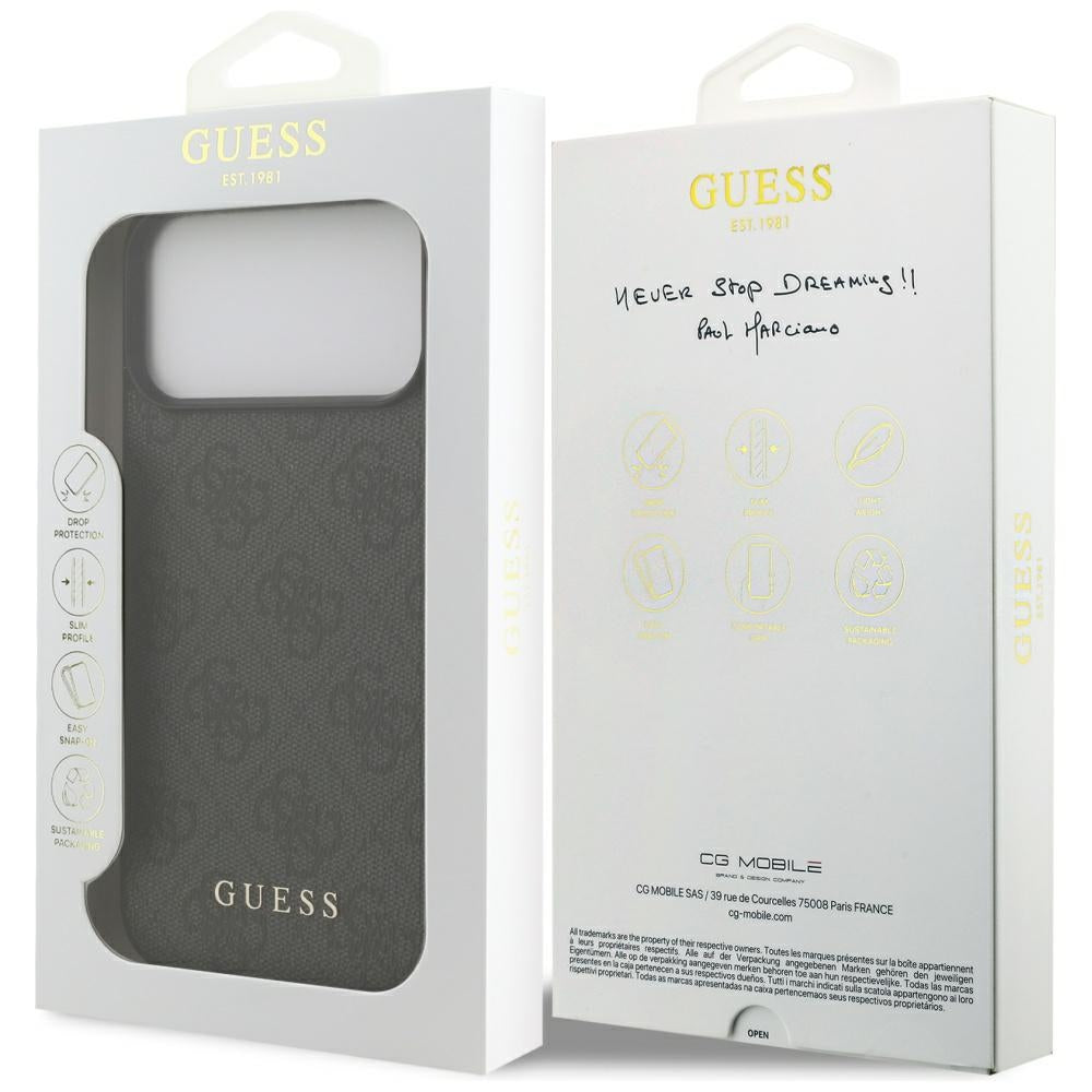 Guess - Hardcase 4G Classic (GUHCP17XG4GFGR) - iPhone 17 Pro Max - Black