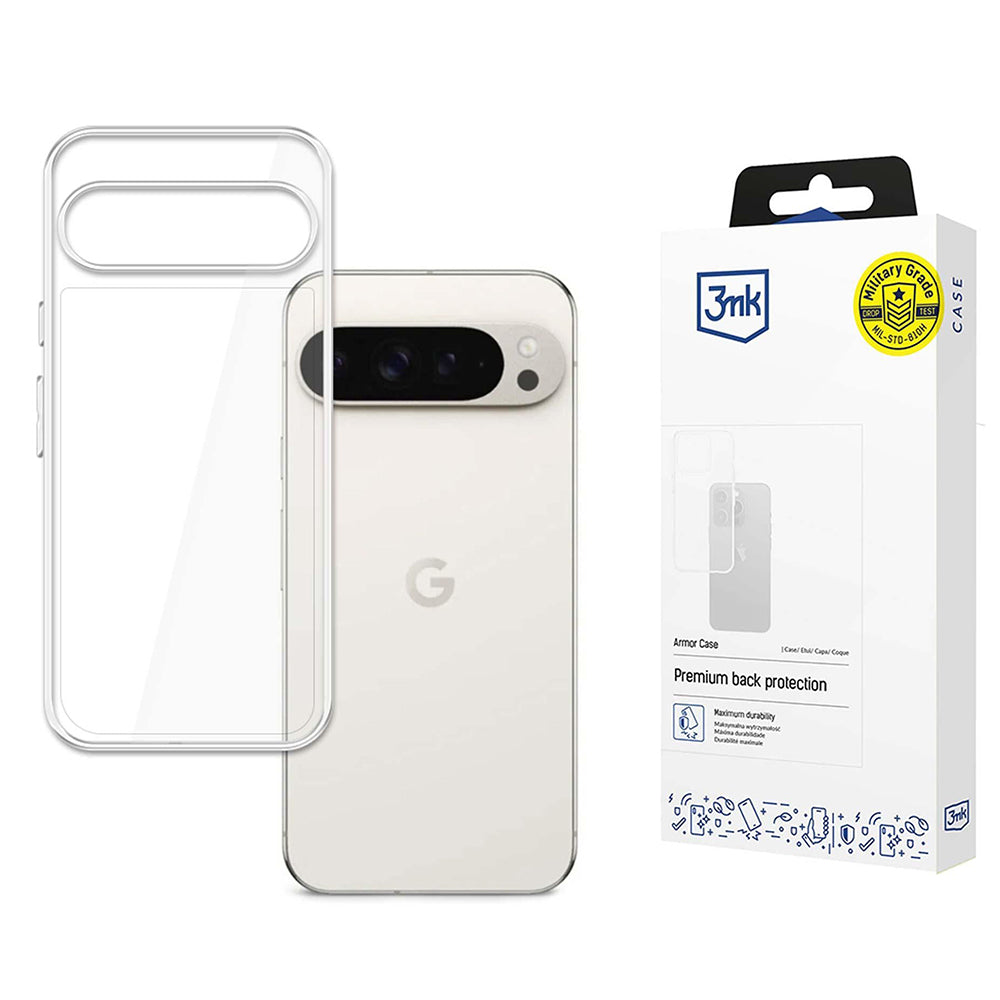 3mk - Armor Case - Google Pixel 9 Pro XL - Transparent