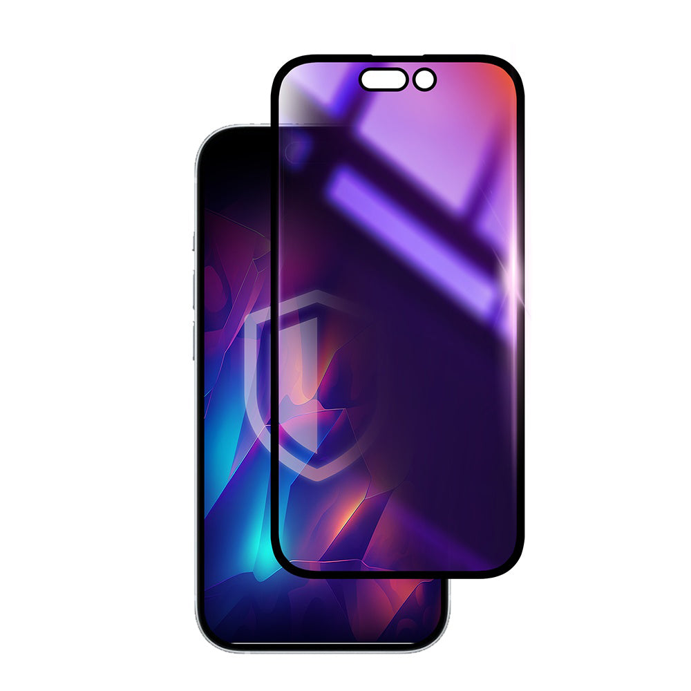 3mk - Rainbow Privacy Screen Protector - iPhone 16 Pro - Black