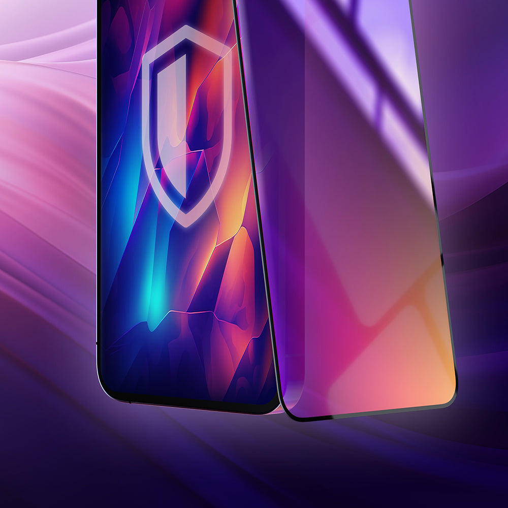 3mk - Rainbow Privacy Screen Protector - iPhone 16 Pro - Black