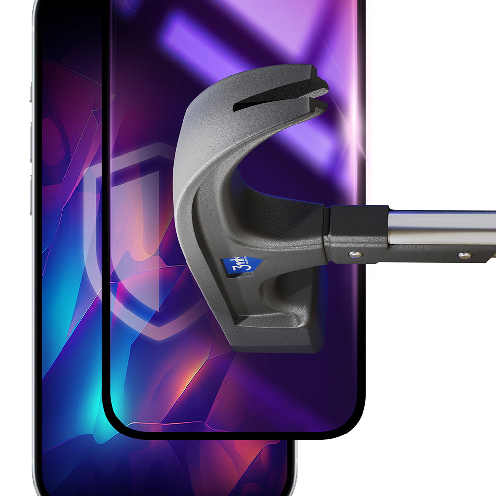 3mk - Rainbow Privacy Screen Protector - iPhone 16 Pro - Black