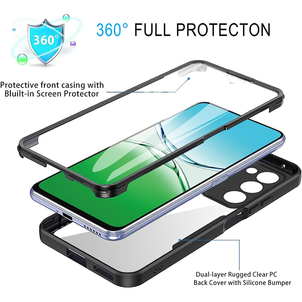Techsuit - ColorVerse 360 Series + Screen Protector - Oppo A5 4G / A5 5G - Pink