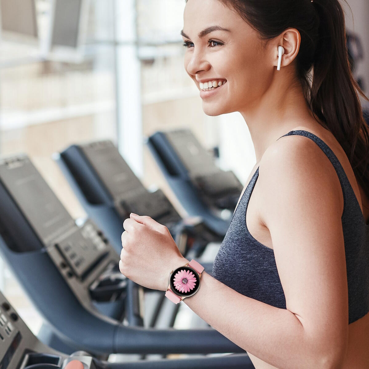 Maxlife Smartwatch MXSW-100 Rose Gold