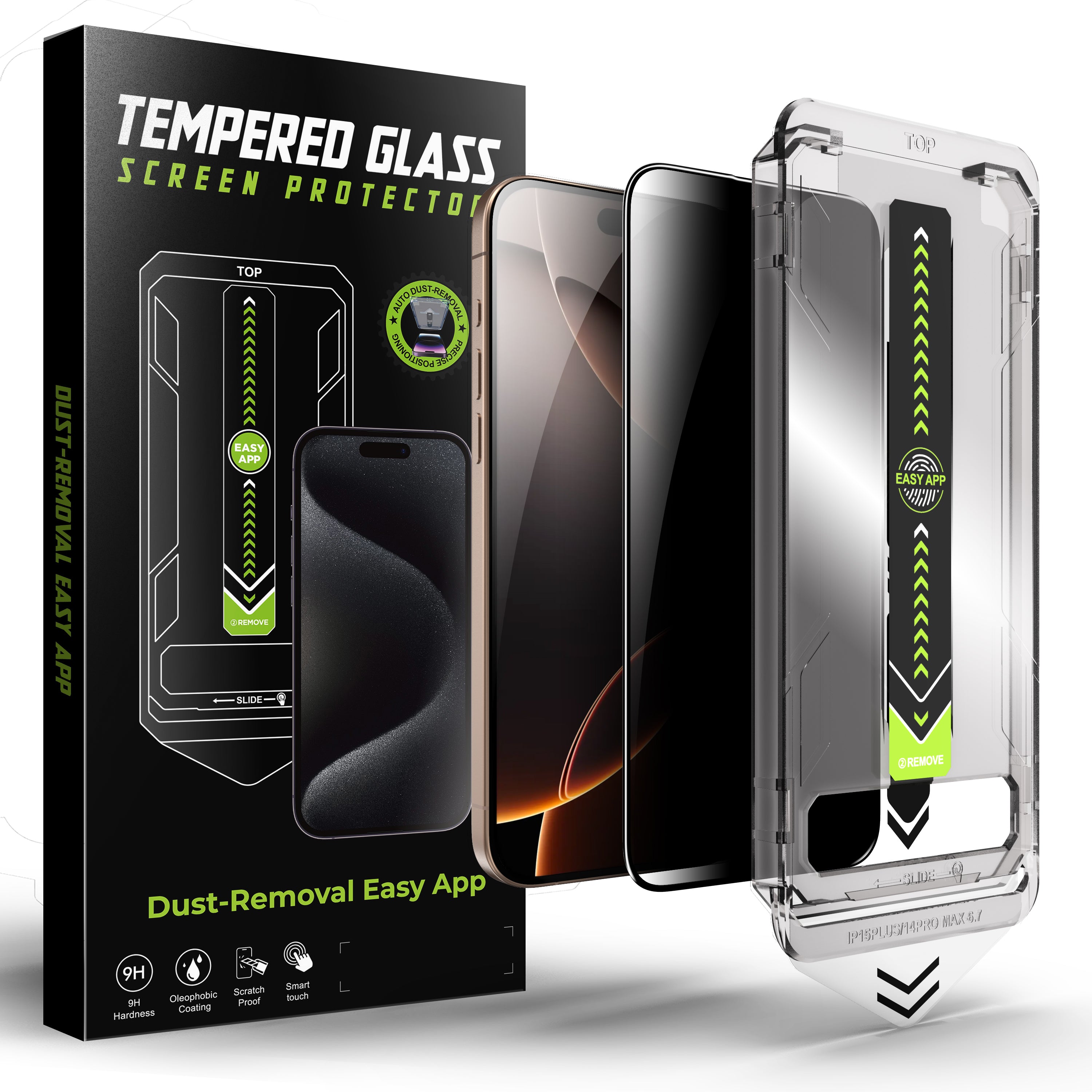 Tempered Glass Privacy Εύκολη Τοποθέτηση Phonebazaar.gr