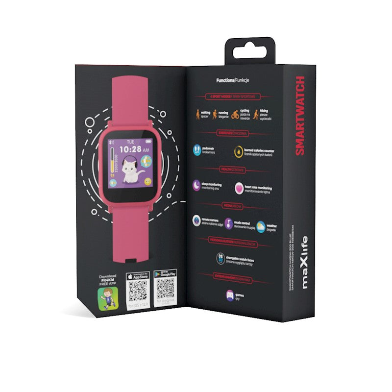 Παιδικό Smartwatch Maxlife MXSW-200 σε ροζ χρώμα
