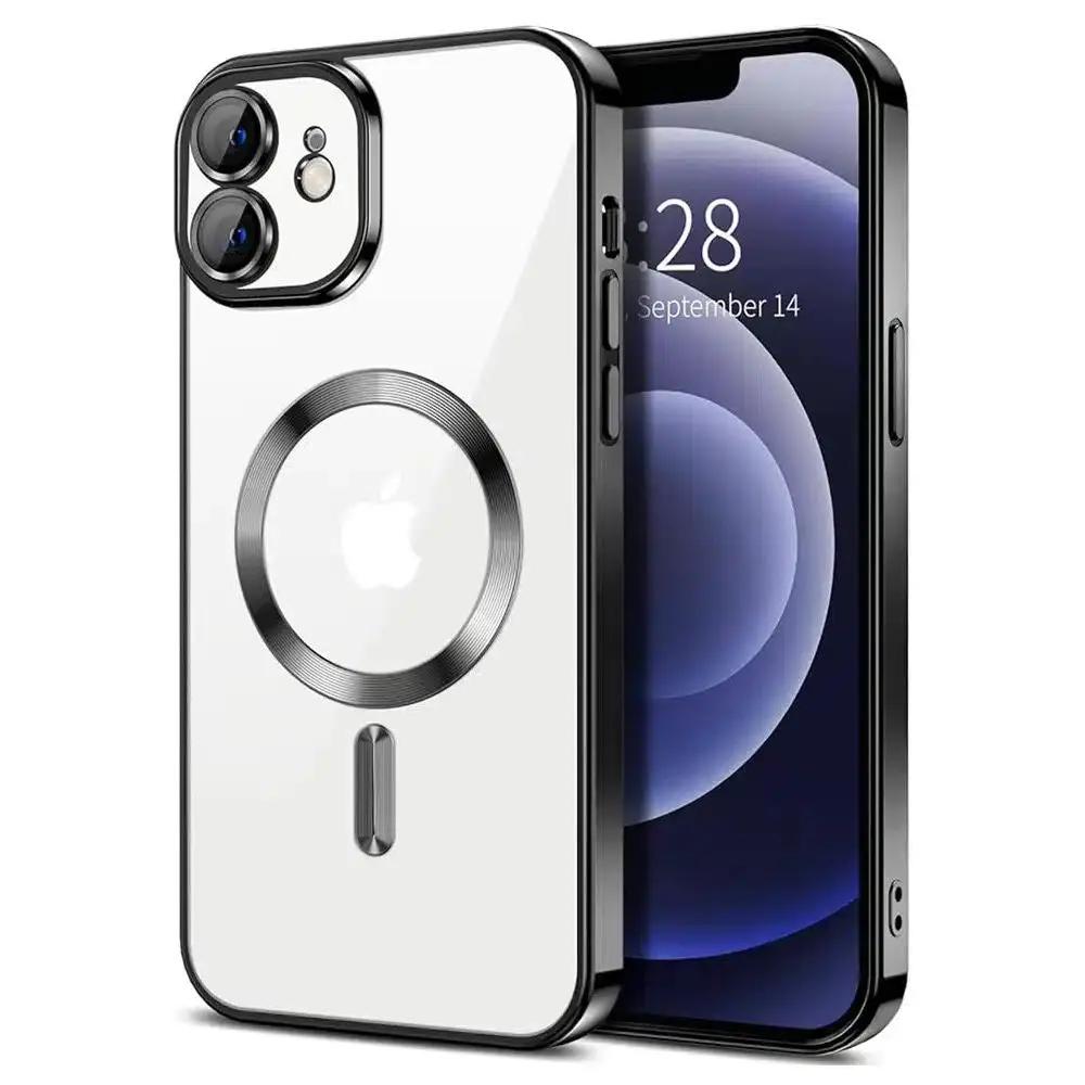 Θήκη Διάφανη Magsafe Gloss Μαύρο για Iphone 11 – PhoneBazaar
