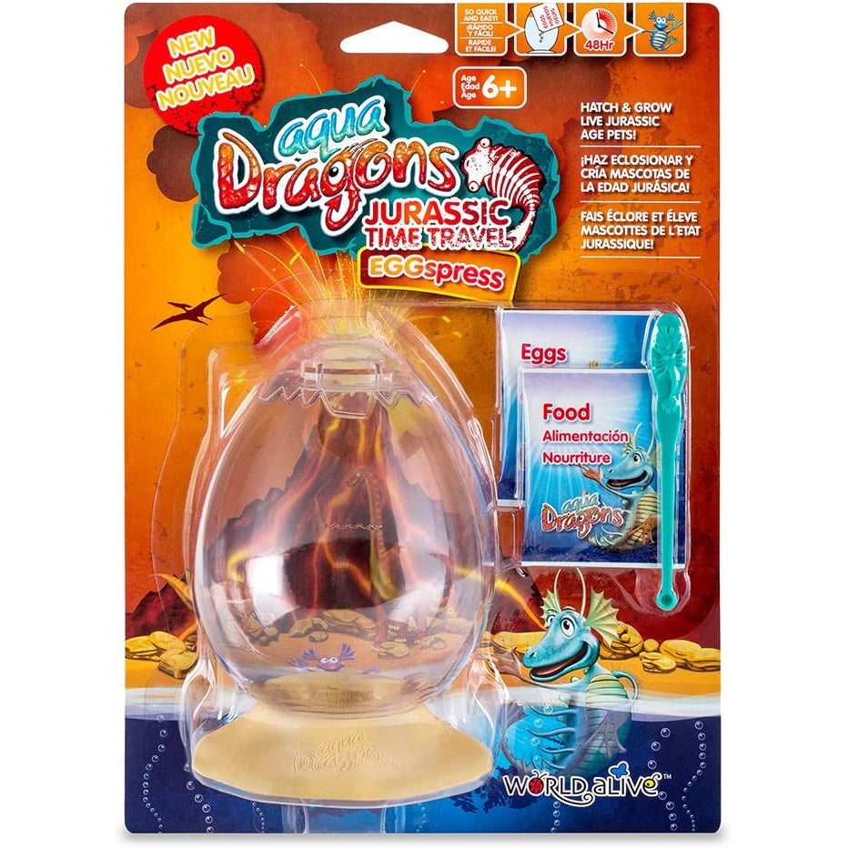 Aqua Dragons Jurassic Time Travel EGGspress "Προϊστορικός Κόσμος" Ενυδρείο σε σχήμα αυγού δεινοσαύρου (4005) κατάλληλο για παιδιά 6 ετών και άνω