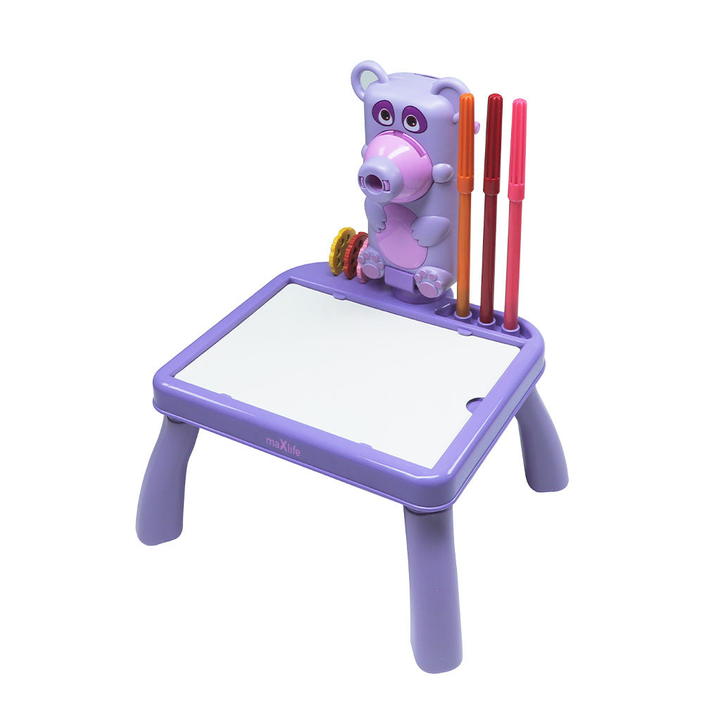 Maxlife projector with drawing table MXDP-100 purple - Προβολέας με τραπέζι σχεδίασης σε μωβ χρώμα