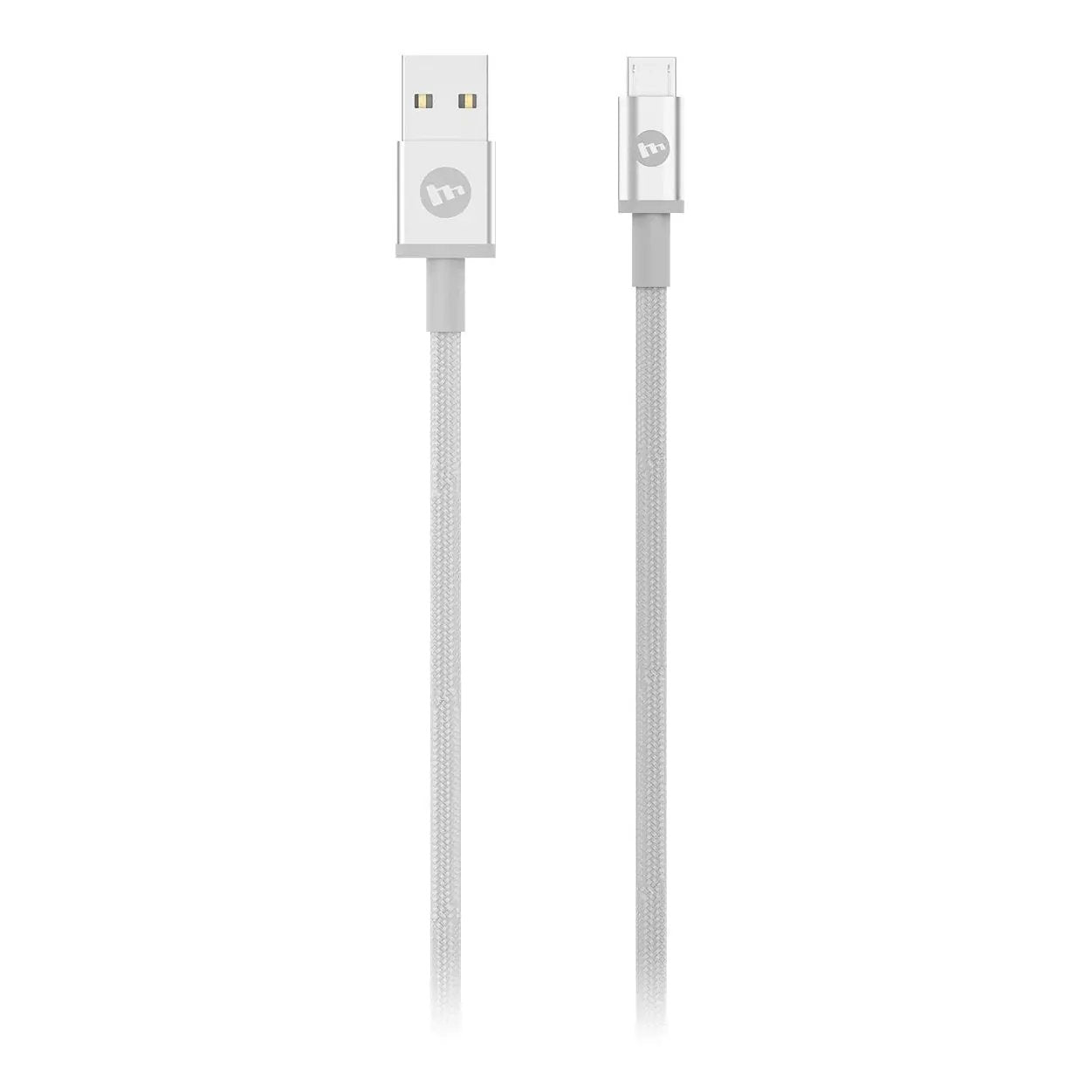 Mophie Charging Cable Αλουμινένιο καλώδιο microUSB φόρτισης και συγχρονισμού (1 μέτρο – λευκό) – PhoneBazaar