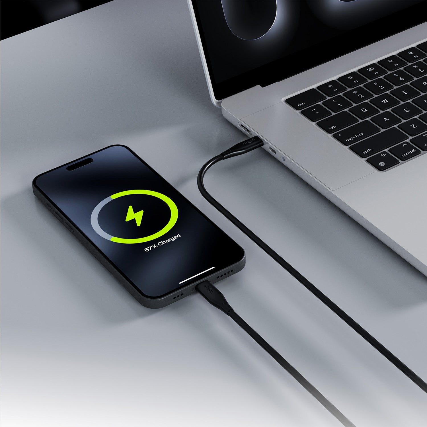 Καλώδιο Allity AUC-02 USB-c - USB-c 2,0 m 100W μαύρο