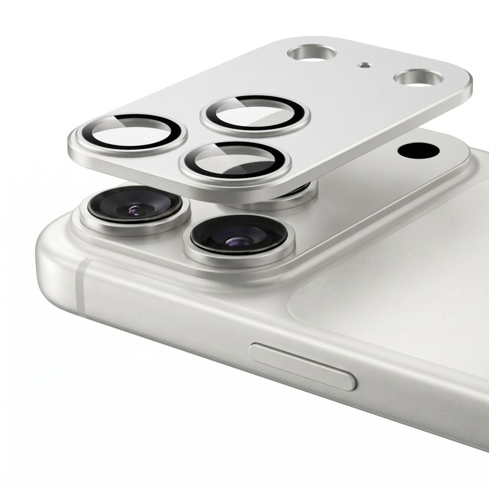 Tech-Protect Camfull Fit+ Προστατευτικό Κάμερας για iPhone 17 Pro - iPhone 18 Pro - Ασημί
