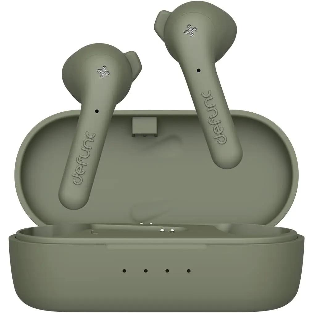 Defunc TRUE BASIC Bluetooth 5.2 Ασύρματα True Wireless Ακουστικά με θήκη (πράσινο) – PhoneBazaar