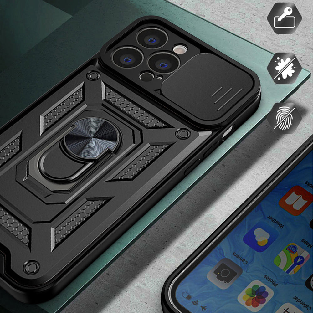 Techsuit - CamShield Series - iPhone 15 Plus - Black