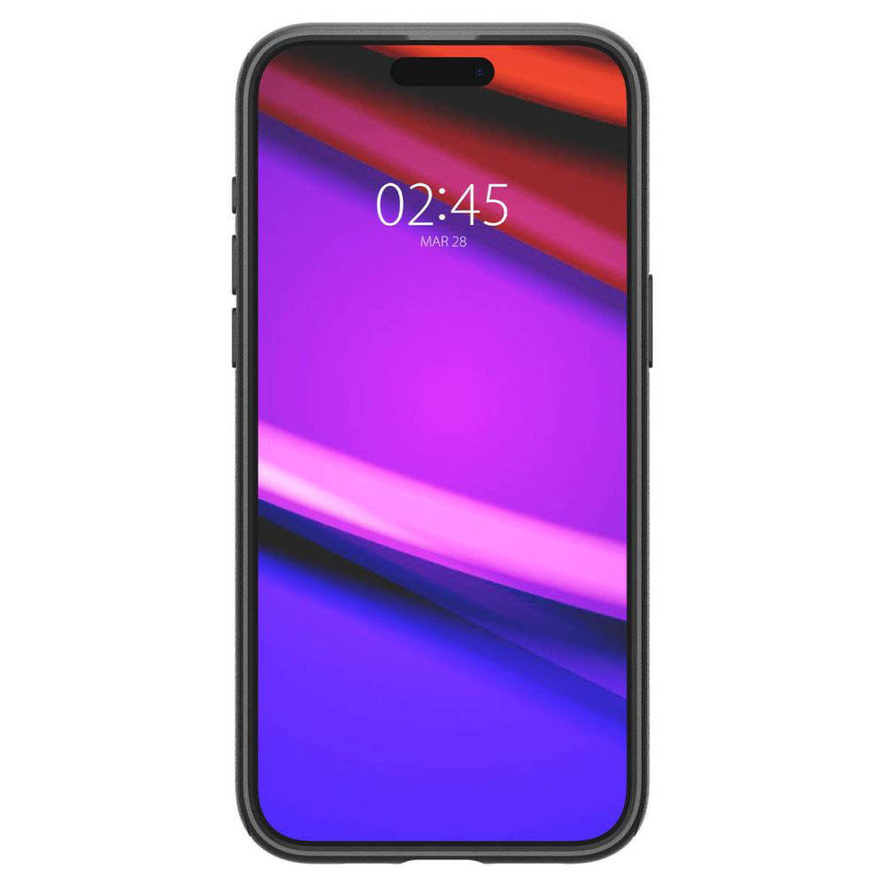 Spigen Liquid Air Back Cover Σιλικόνης Matte Black iPhone 17 - Γκρί