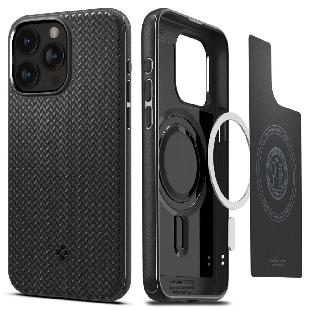 Spigen Liquid Air Mag Armor Σιλικόνης Matte Black iPhone 17 Pro Max - Μαύρο