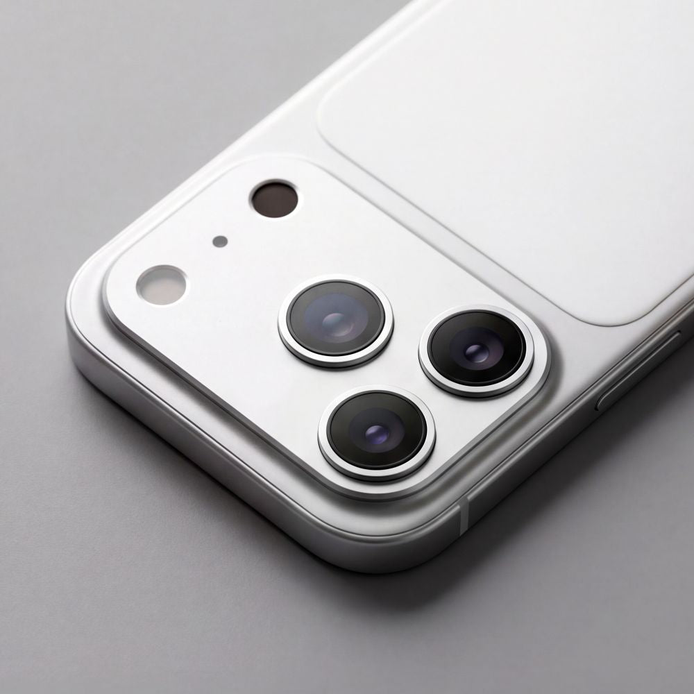 Tech-Protect Camfull Fit+ Προστατευτικό Κάμερας για iPhone 17 Pro - iPhone 18 Pro - Ασημί