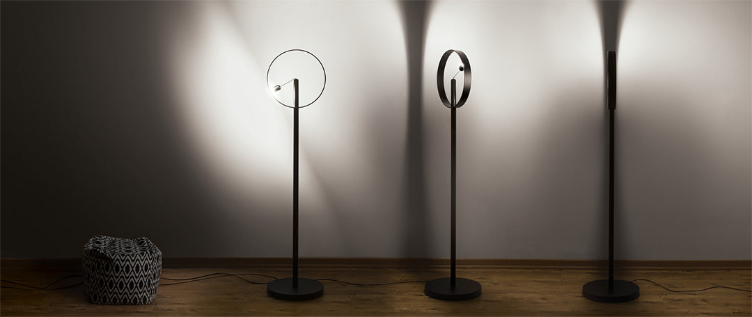 DesignNest Enso Floating Lamp Σφαιρική διακοσμητική λάμπα διαμέτρου 30 εκατοστών με ροοστάτη αφής (Μαύρο)