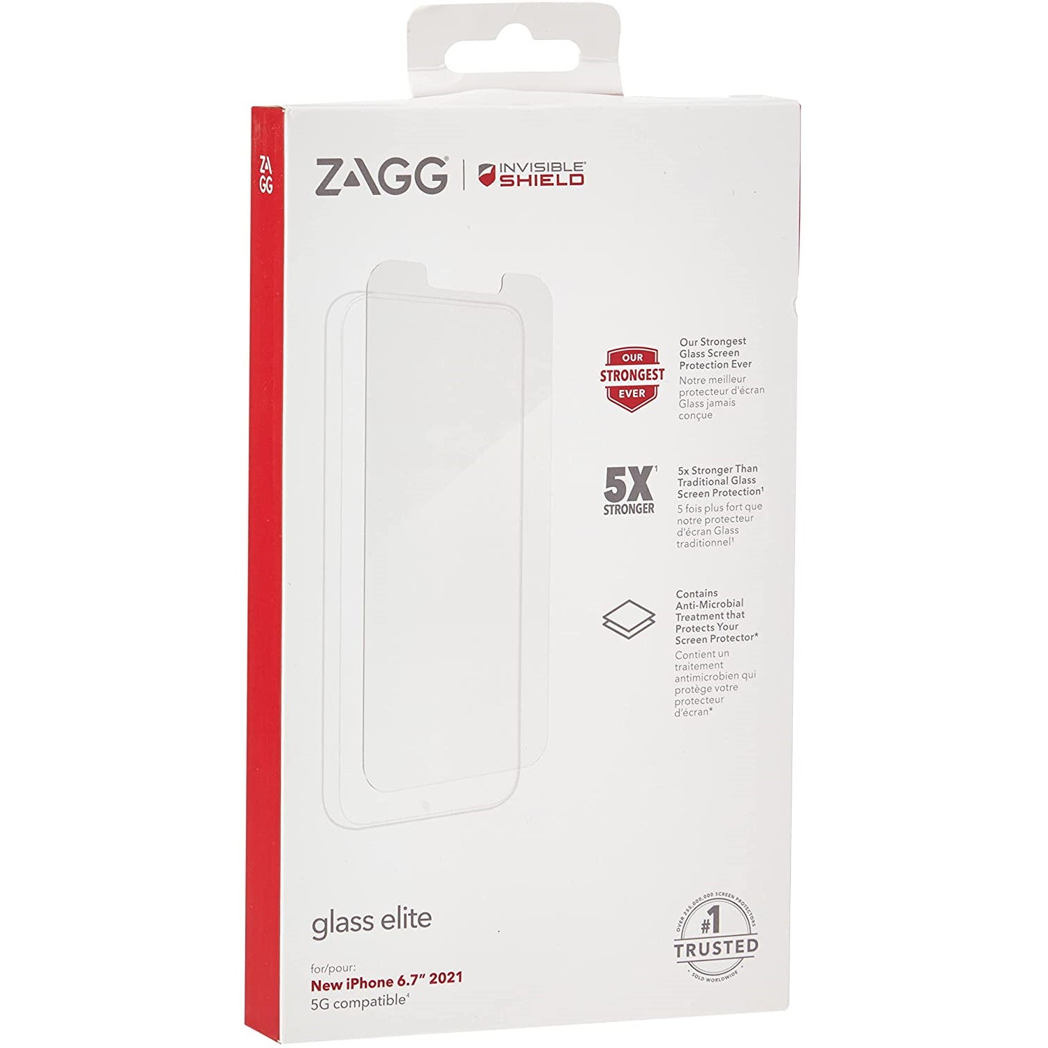 ZAGG InvisibleShield Full Face Tempered Glass Full Glue – iPhone 13 Pro Max (διάφανο)