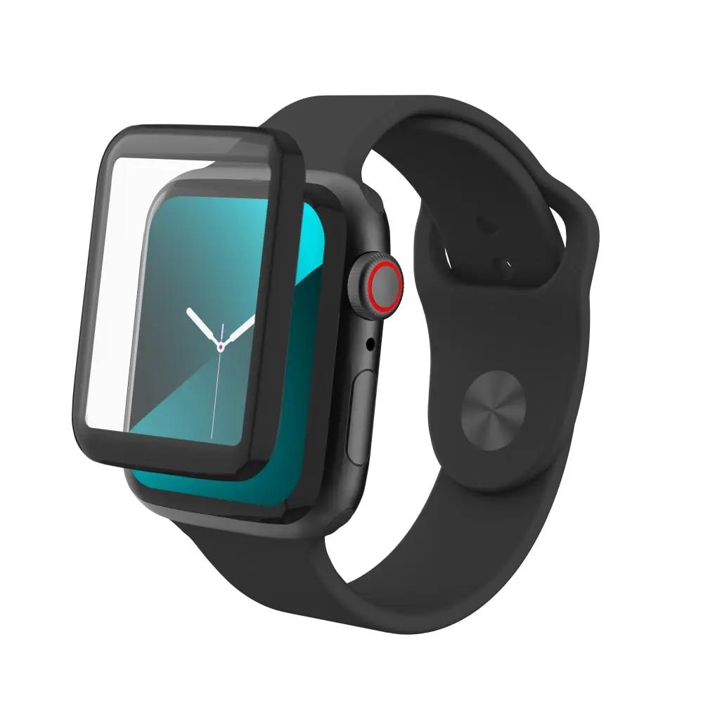 ZAGG InvisibleShield Full Face Tempered Glass Full Glue για Apple Watch Series 5/4 (44mm – μαύρο πλαίσιο) – PhoneBazaar