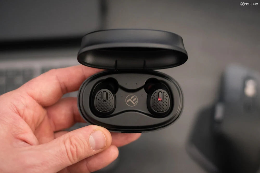 Tellur - Mood True Wireless Earbuds - Black - Ασύρματα ακουστικά Mood Bluetooth σε μαύρο χρώμα