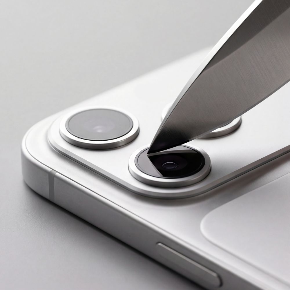 Tech-Protect Camfull Fit+ Προστατευτικό Κάμερας για iPhone 17 Pro - iPhone 18 Pro - Ασημί