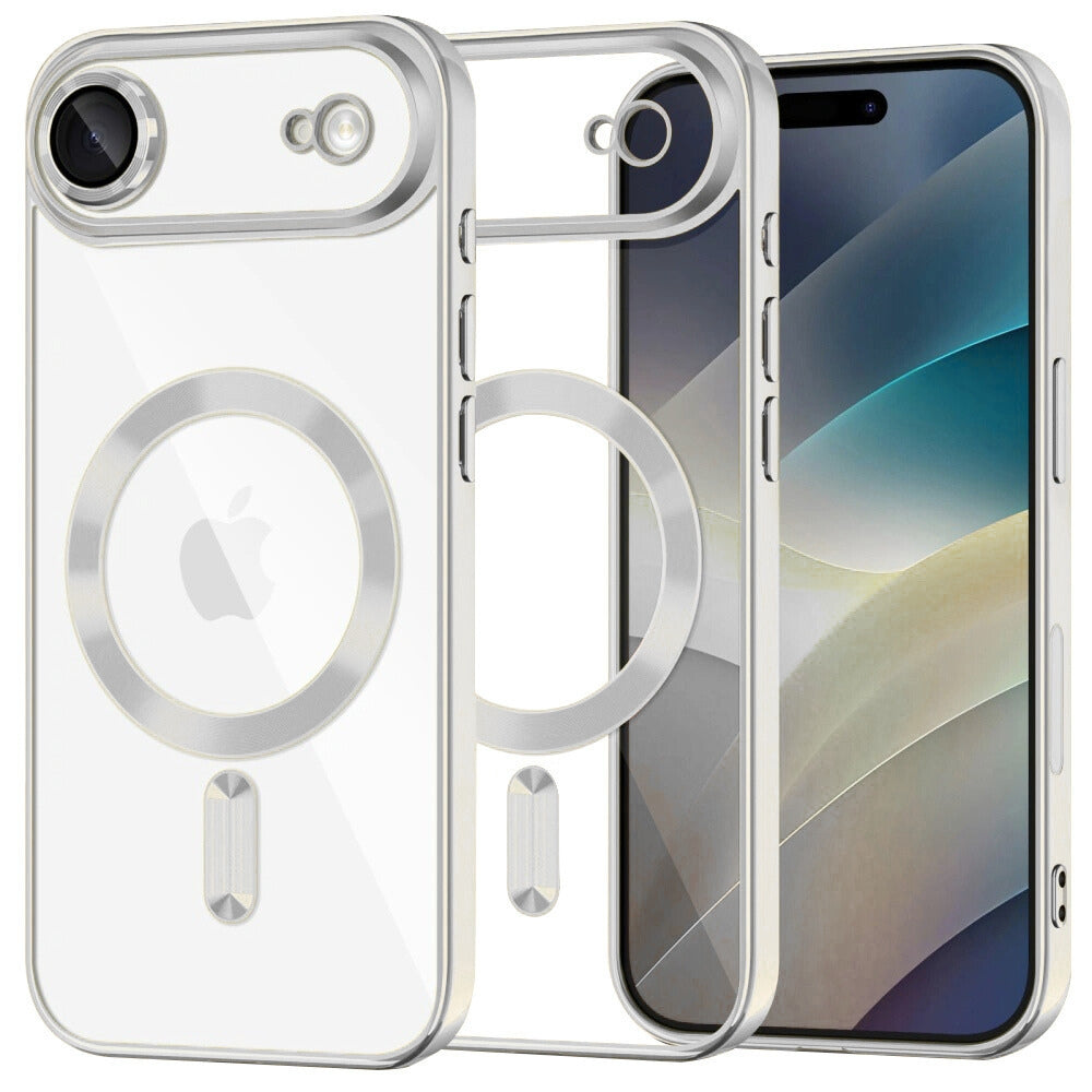 Θήκη Διάφανη MagSafe Gloss Ασημί για iPhone Air – PhoneBazaar