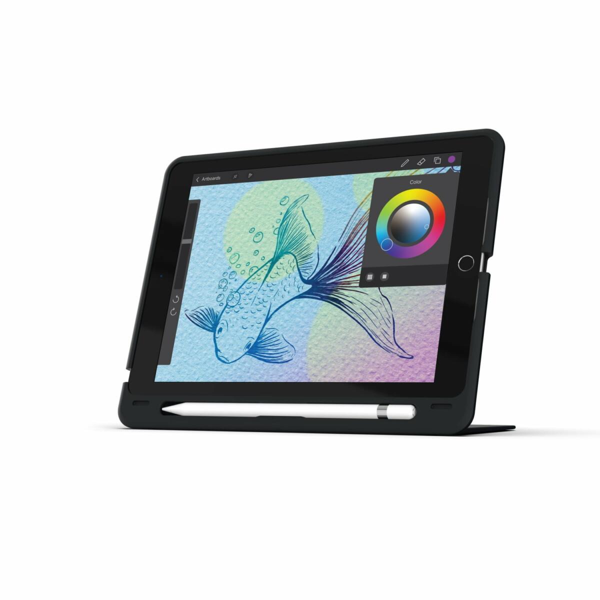 ZAGG Slim Book Go Θήκη με πληκτρολόγιο για Apple iPad Pro 12.9-inch (2020) σε μαύρο χρώμα - 103302326