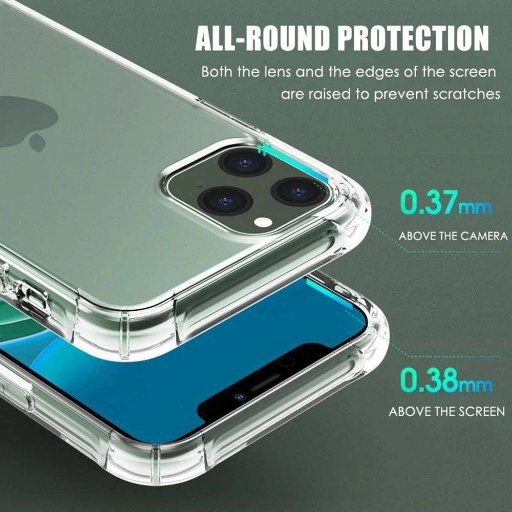 Techsuit - Shockproof Clear Silicone - iPhone 11 Pro Max - Clear