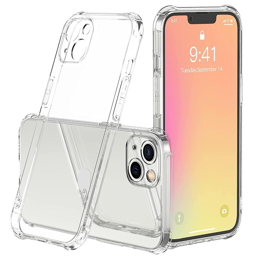 Techsuit - Shockproof Clear Silicone - iPhone 13 - Clear