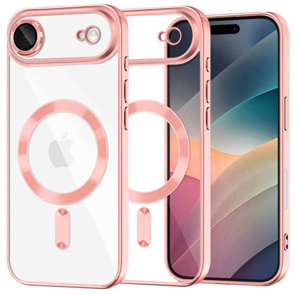 Θήκη Διάφανη MagSafe Gloss Ροζ για iPhone Air – PhoneBazaar