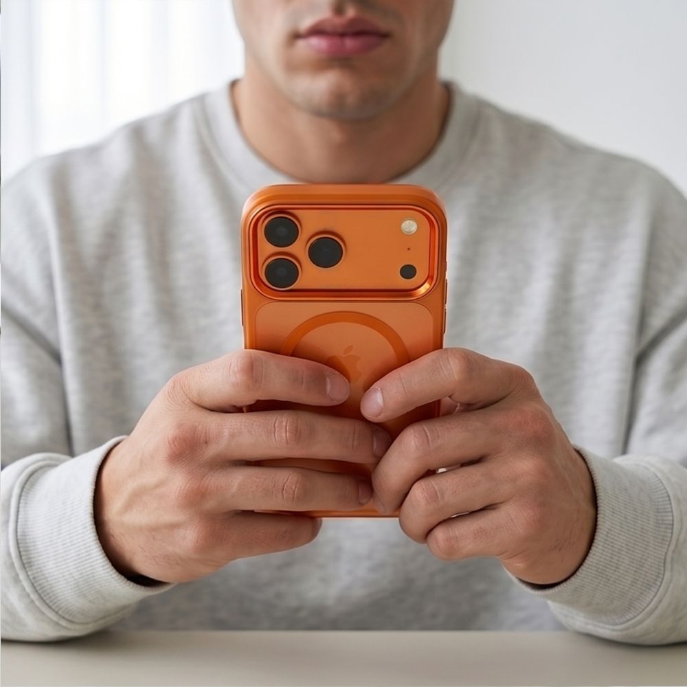 Θήκη Tech-Protect MAGMAT MagSafe CC iPhone 17 PRO / 18 PRO Cosmic Orange/Διάφανο - iPhone 17 Pro