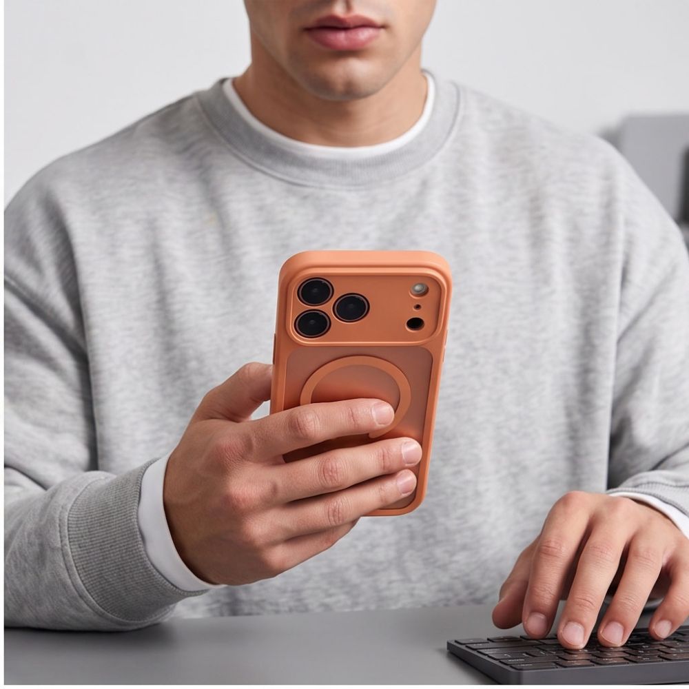 Θήκη Tech-Protect BASICMAG MagSafe iPhone 17 PRO / 18 PRO Cosmic Orange Ματ - iPhone 17 Pro