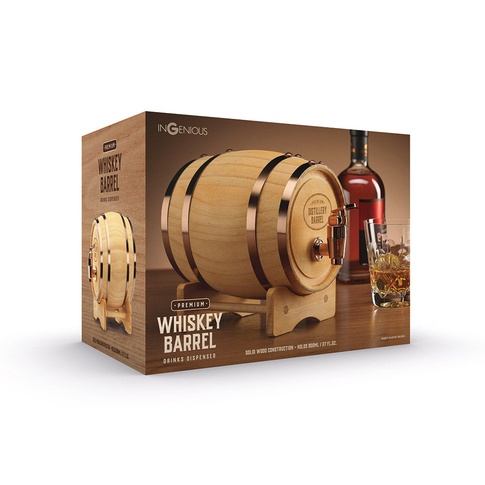 The Source – Wooden Keg Whiskey Barrel – Μίνι βαρέλι ουίσκι με βρυσάκι για αυθεντική εμπειρία