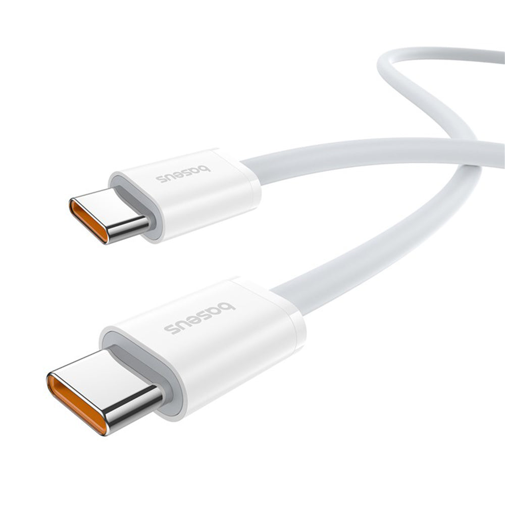 Baseus Superior 2 USB 2.0 Cable USB-C male - USB-C 100W PD Λευκό 1m